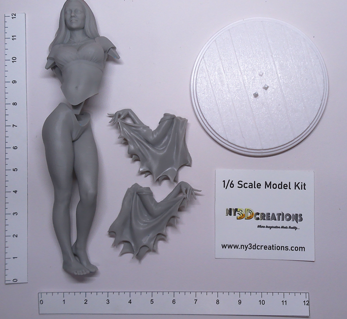 Lilly Munster (Bikini)- Yvonne De Carlo - Resin Printed Model Kit