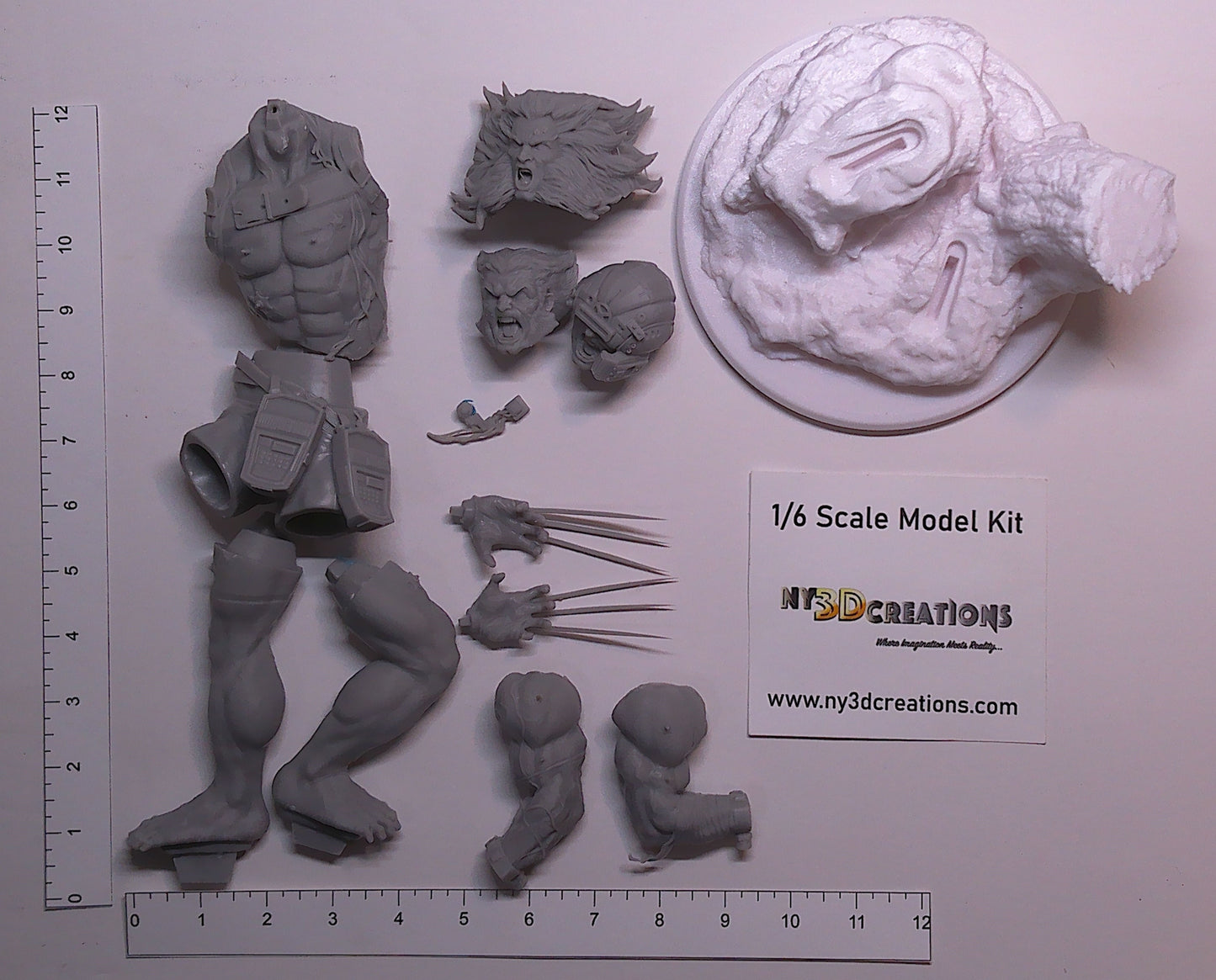 X - Men Wolverine "Weapon X" Resin Printed Model Kit
