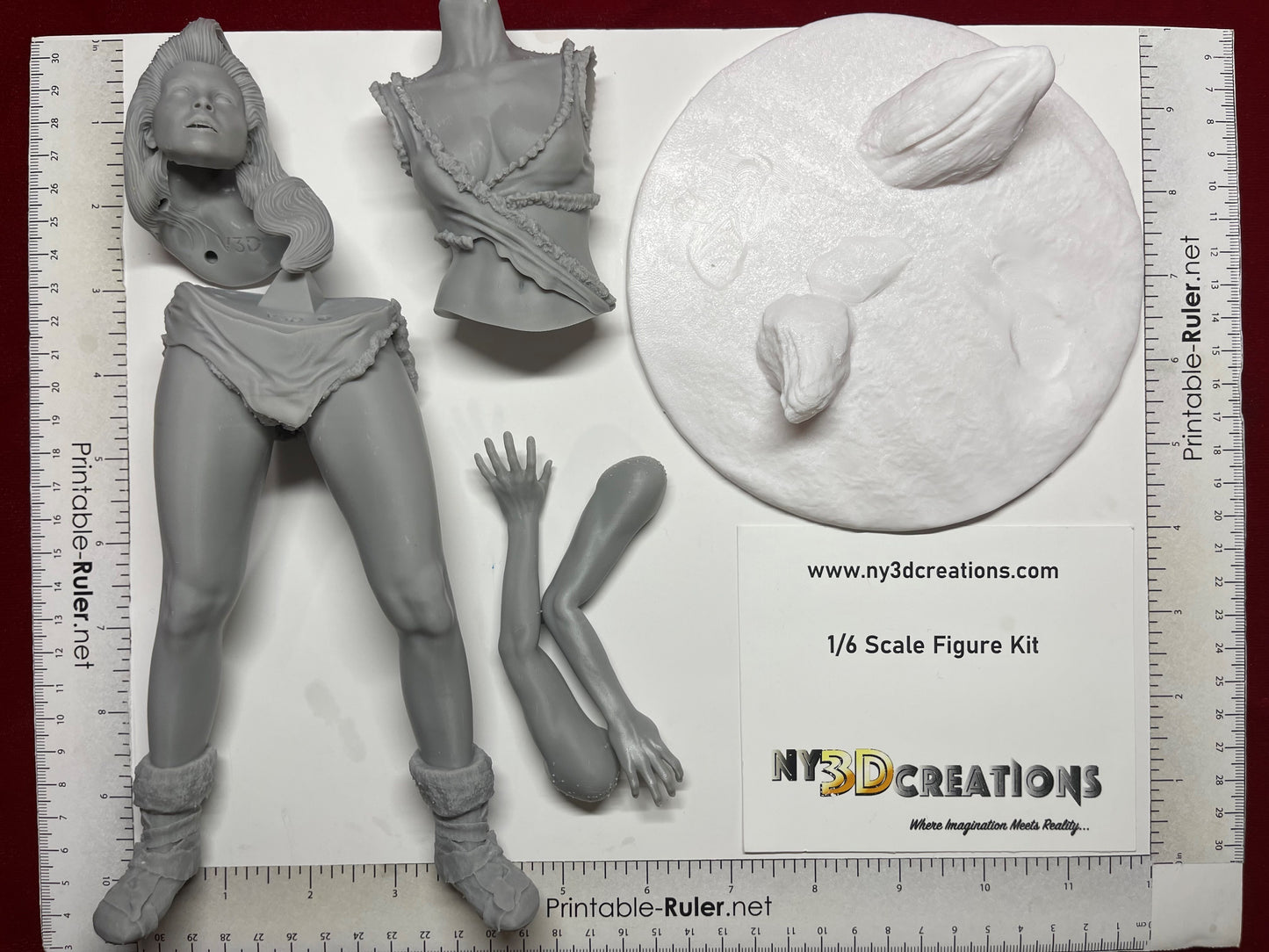 Loana "1 Million BC" - Raquel Welch - Resin Printed Model Kit