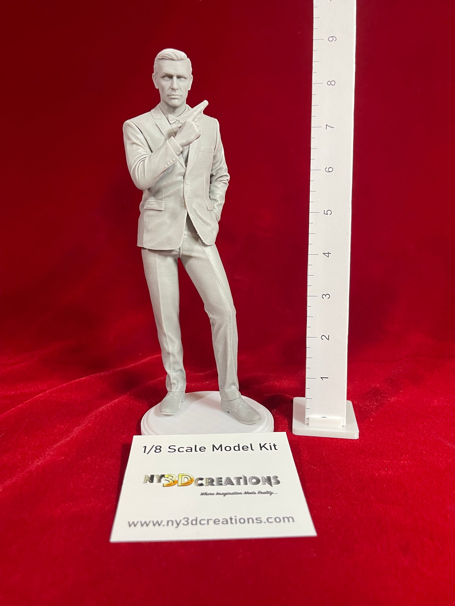 James Bond 007 - Sean Connery - Resin Printed Model Kit