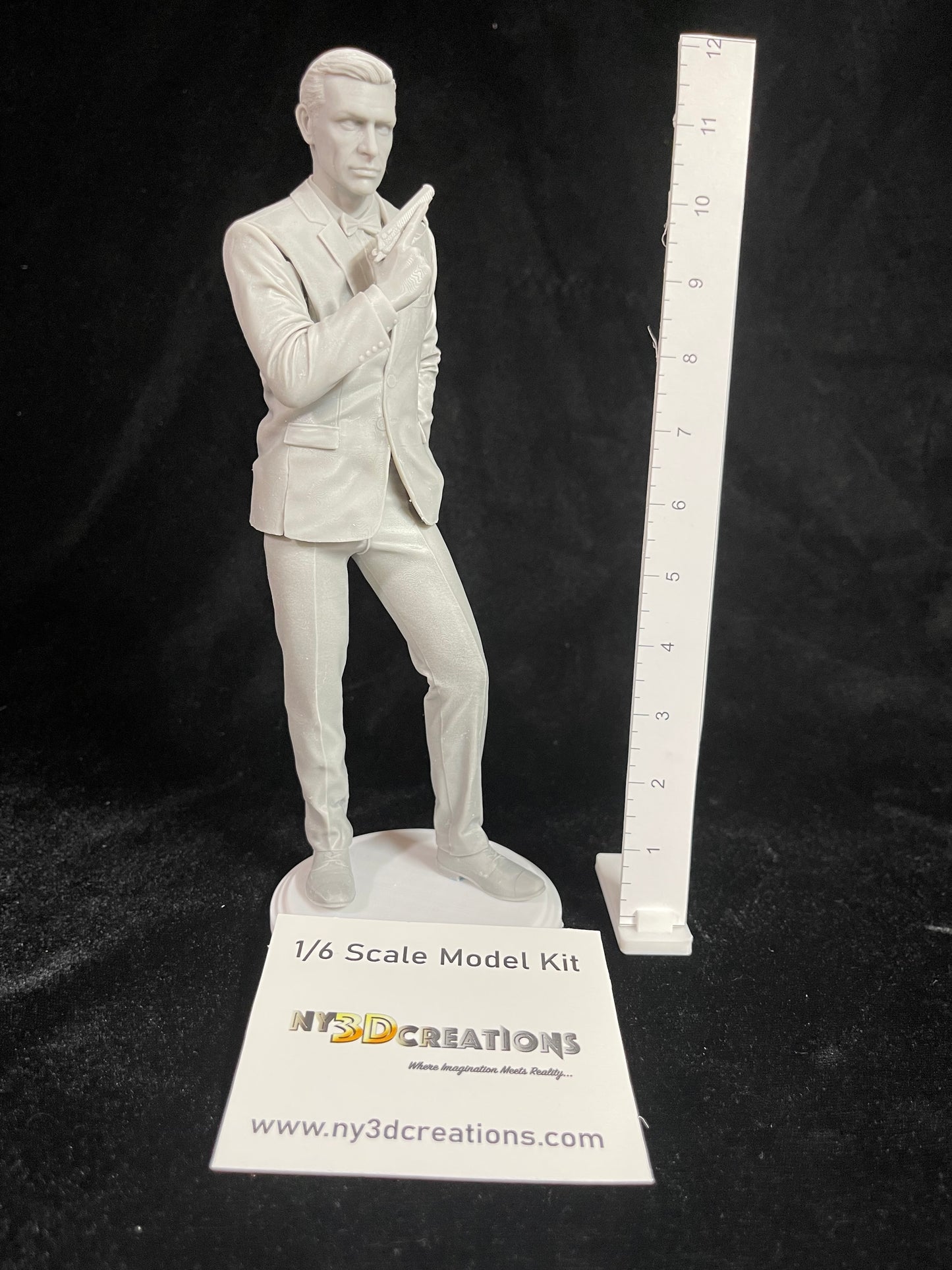 James Bond 007 - Sean Connery - Resin Printed Model Kit