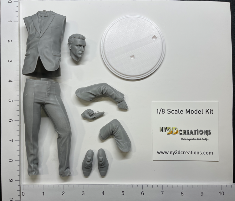 James Bond 007 - Sean Connery - Resin Printed Model Kit