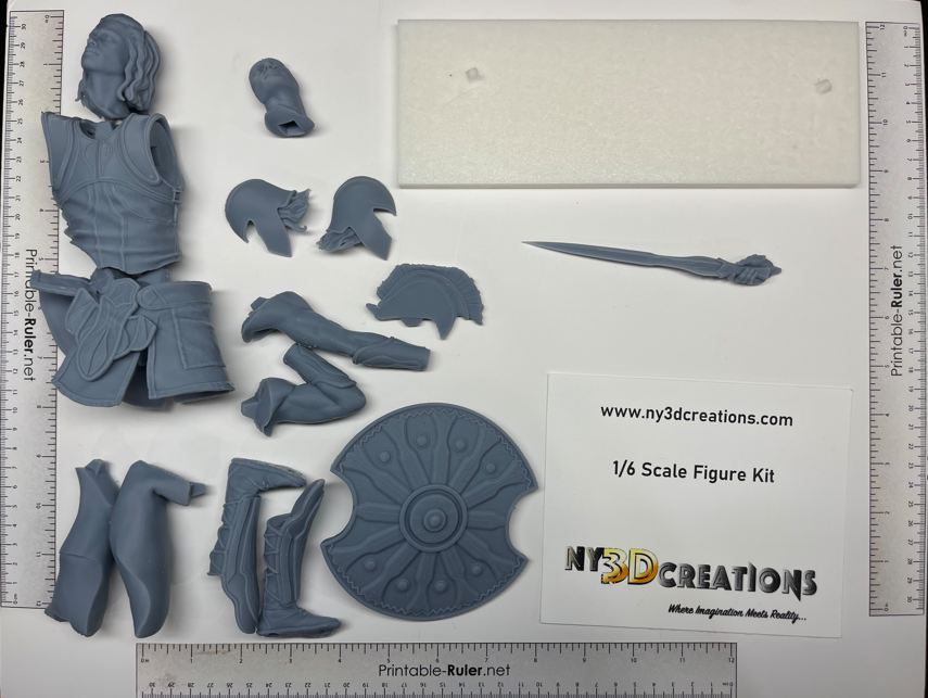 Achillies Troy - Brad Pit - Resin Printed Model Kit