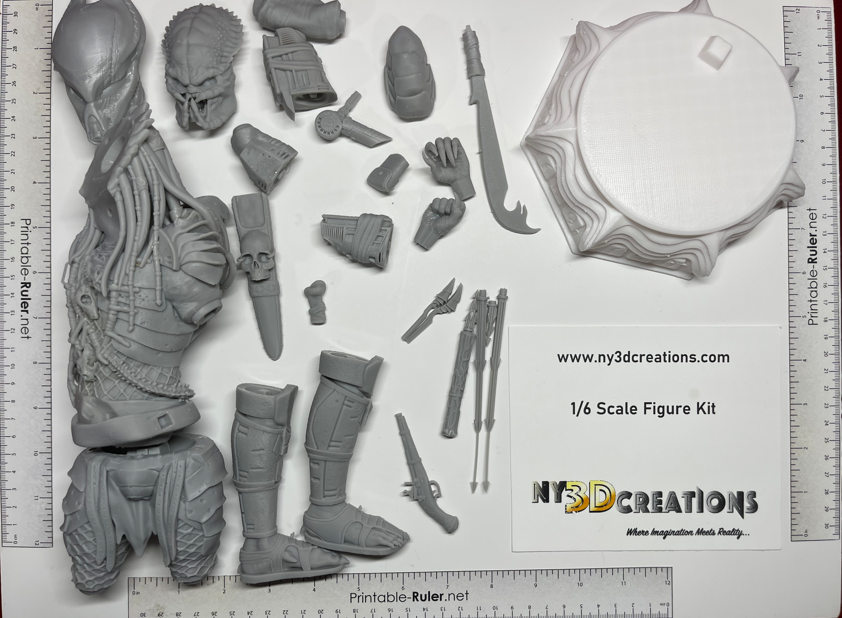 Predator "Elder" Resin Printed Model Kit