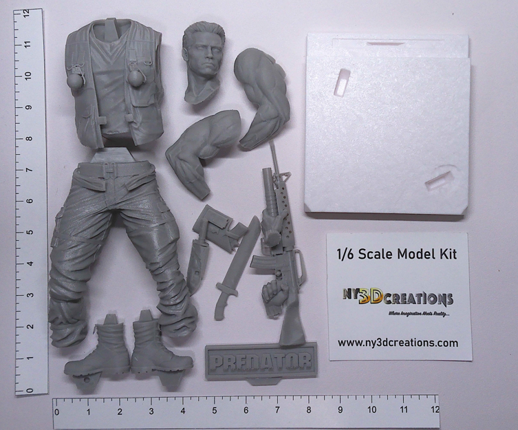 Predator "Dutch" - Arnold - Resin Printed Model Kit