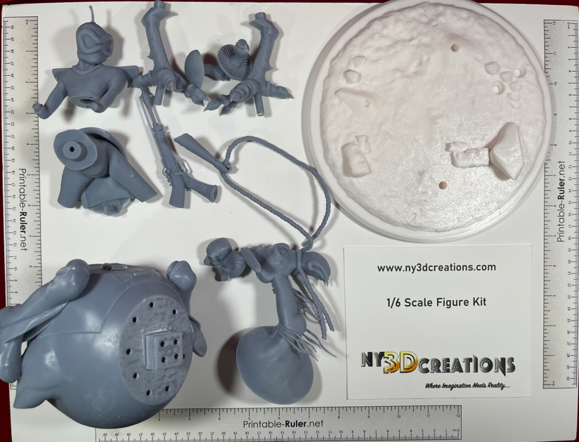 Necron 99 - "Peace" - Resin Printed Model Kit