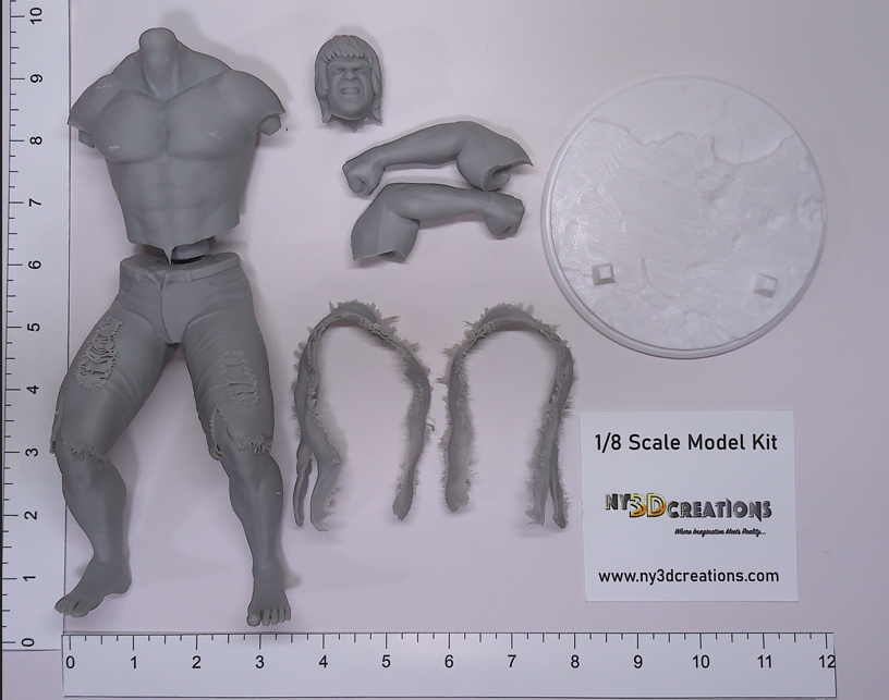 The Incredible Hulk - Lou Ferrigno - Resin Printed Model Kit.