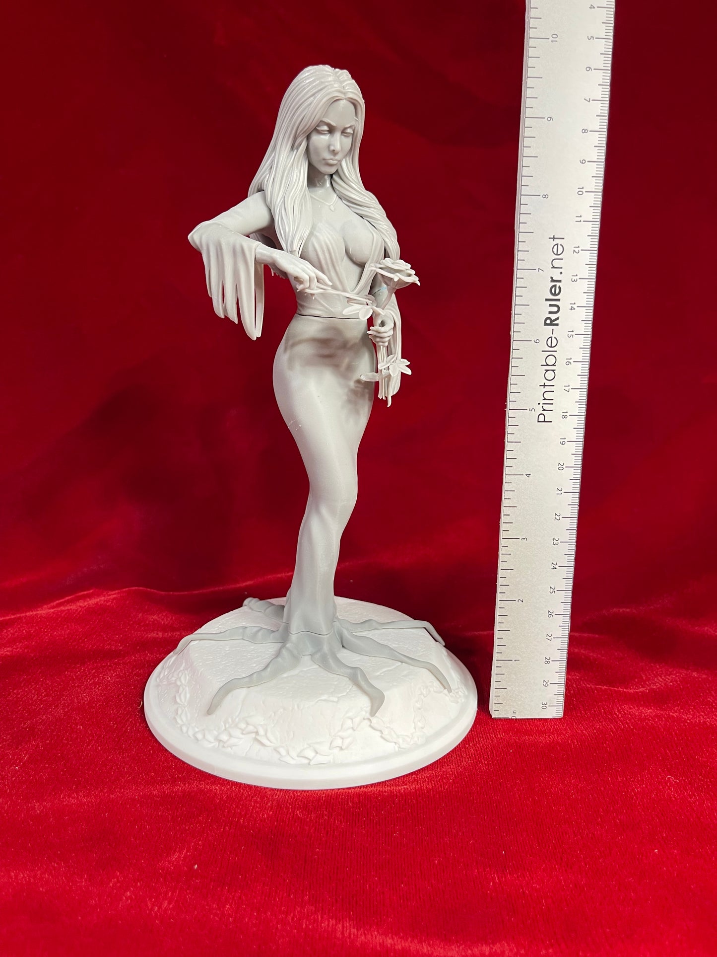 Morticia Adams - Fan Art - Resin Printed Model Kit