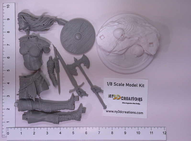 Red Sonja - Resin Printed Model Kit